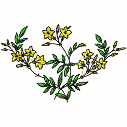 Flowers Embroidery Design 2